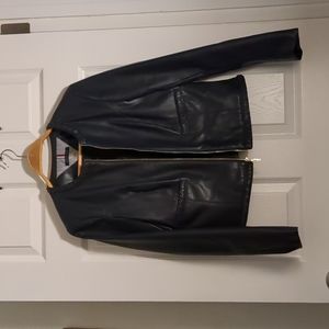 Tommy Hilfiger Vegan Leather Braided Jacket